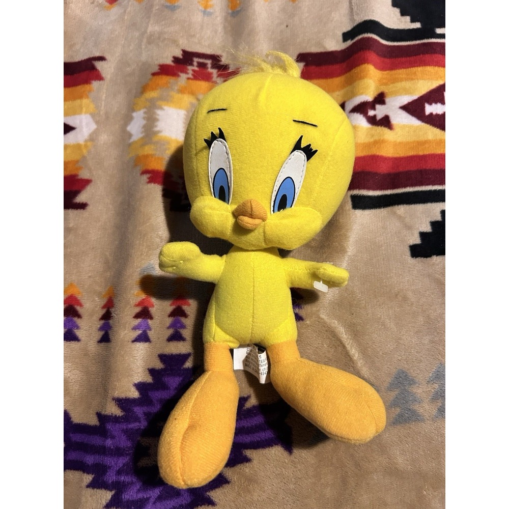 Looney Tunes Tweety Bird 9" Plush Warner Bros Yellow Stuffed Animal